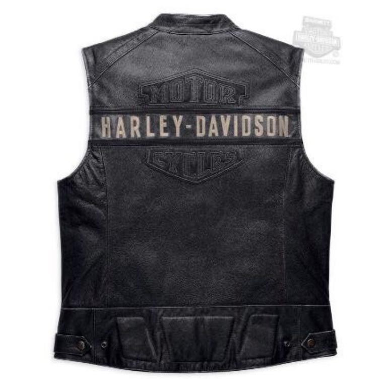 Rompi kulit harley davidson terlaris,rompi pria/jaket kulit garut