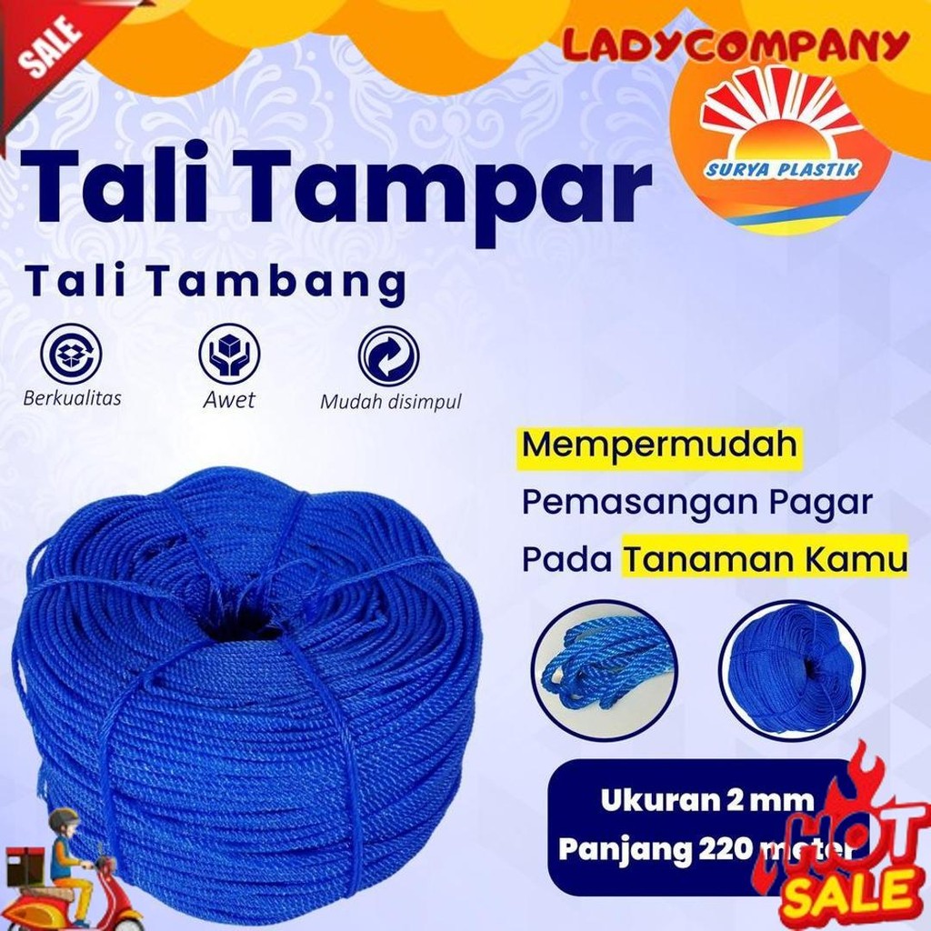 

Sale Tali Tampar Ukuran 2mm Panjang 220 Meter
