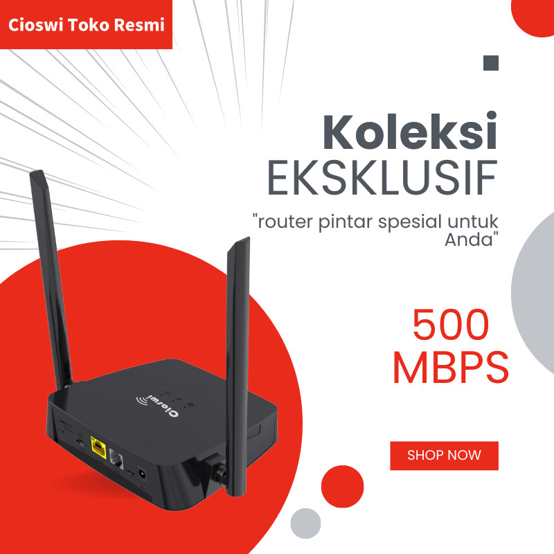 Cioswi WiFi 500 Mbps 4G WiFi Modem 4G Kartu SIM | WIFI Router | All Operator | SIM Card  Unlock All 