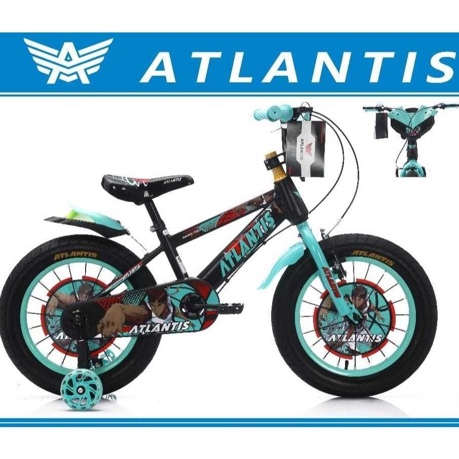 Sepeda Anak Laki BMX ATLANTIS 730 Ukuran 12 16 18 Usia 2-9 Ban 3.0 / Sepeda Anak Laki Laki 2-9 Tahun