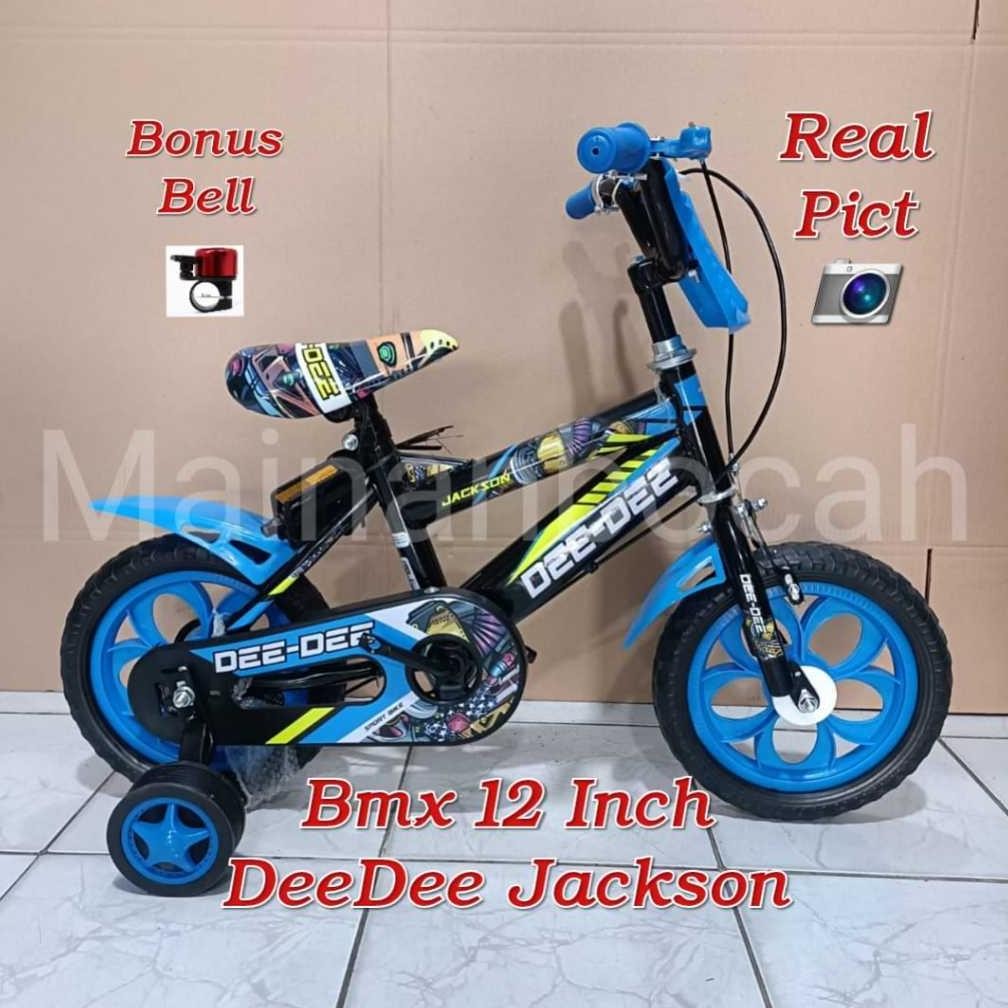 SEPEDA ANAK LAKI BMX 12 DEE-DEE JACKSON BAN MATI