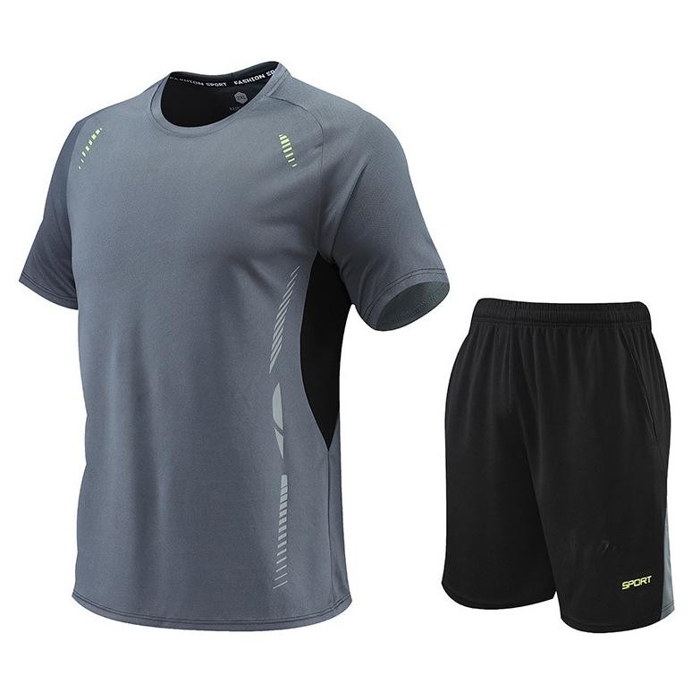 Kamb Set Baju Olahraga Pria Original Lari Badminton Running Jersey Gym