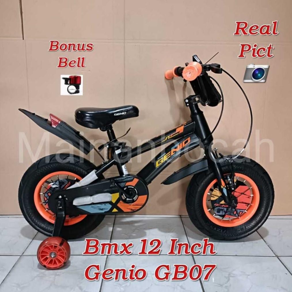 SEPEDA ANAK LAKI-LAKI BMX 12 INCH GENIO GB07 BY: UNITED TERBARU