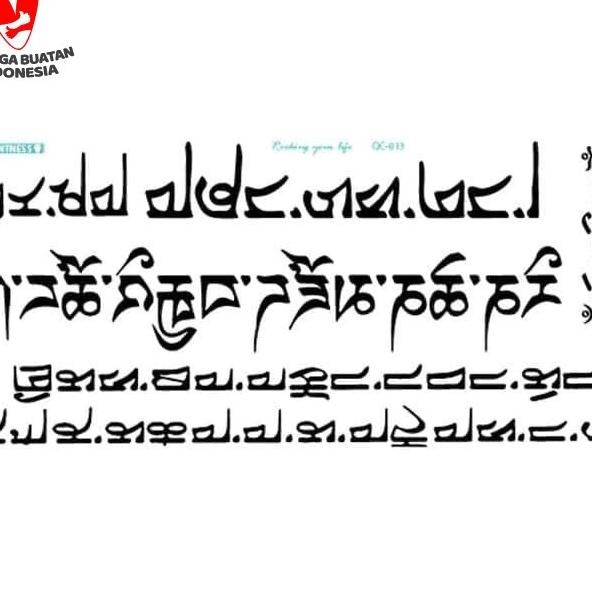 Bisa Cod Tato Temporer Temporary Tatoo Stier Thailand Arab Tulisan