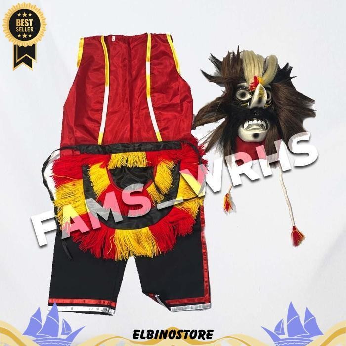 Baju Setelan Ganongan Anak Dewasa Celana Rompi Ganongan Dan Jaranan Cf 1