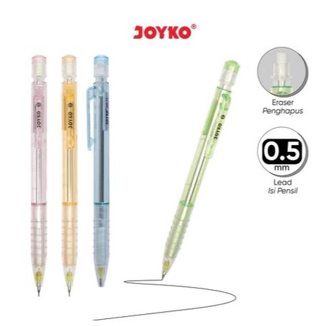 JOYKO Mechanical Pensil MP 15 Joyko Pensil Mekanik 0.5mm Mechanical Pensil Murah