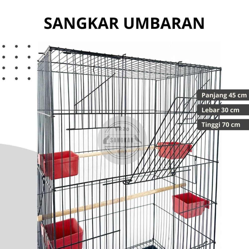 Kandang Sugar Glider Sangkar umbaran size M Jumbo besi lipat kandang burung Love Bird