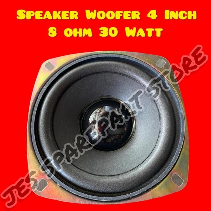 DS16 >> SPEAKER WOOFER 4 INCH 8 OHM 30 WATT