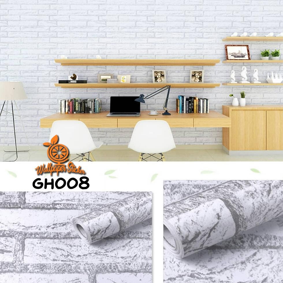 PAKET 5 ROLL Wallpaper dinding Ukuran 45Cm X 10 meter Wallpaper stiker dinding CY wallpaper kamar ti