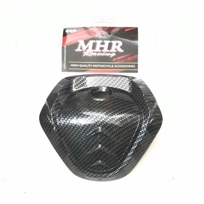 DF400>> Aksesoris Sepeda Motor Cover Stang Nmax New 2020-2021-2022 Karbon Cover Segi Tiga Stang Nmax