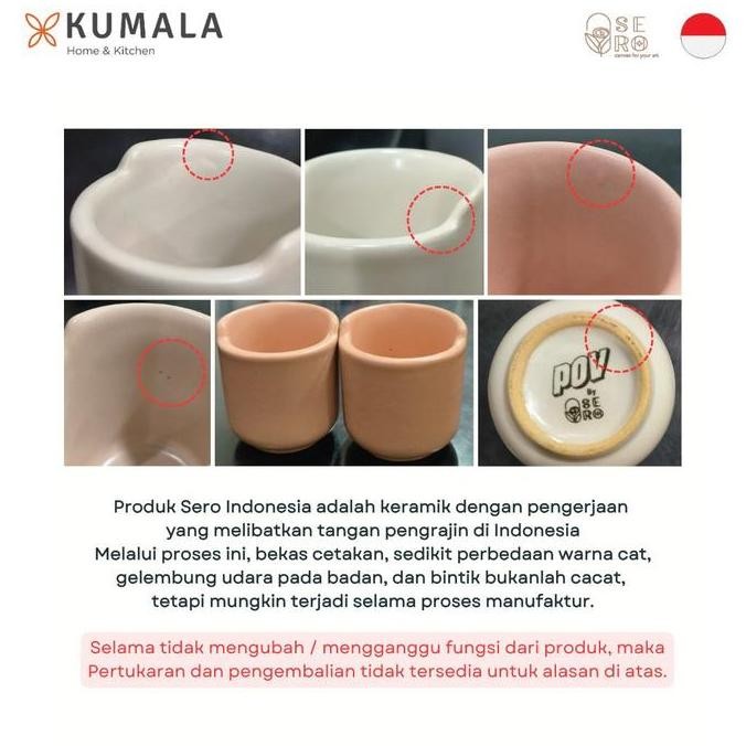 (Good) SERO Cappucino Egg Cup & Saucer 180 ml - Cangkir Kopi Keramik - Cappucino Coffee