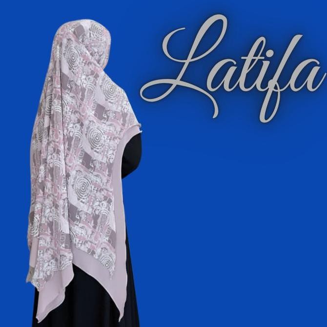 (Good) AYYUBY HIJAB INSTAN KHIMAR PARI LATIFA MOTIF JUMBO Softpad Ceruty BabyDoll Jilbab Printing sy