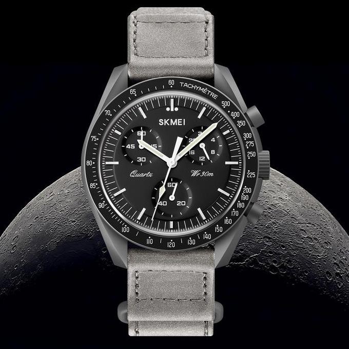 Jam Tangan Pria Wanita Analog Planet Mission Watch Skmei 1982