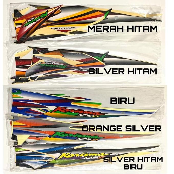 DV103 >> STIKER STRIPING HONDA KARISMA TAHUN 2004