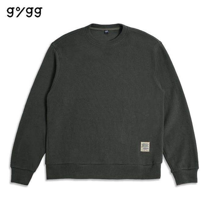 Gigg - Lebrone - Green Sweater Crewneck Unisex - Jaket Cowok Hijau - Atasan Pria