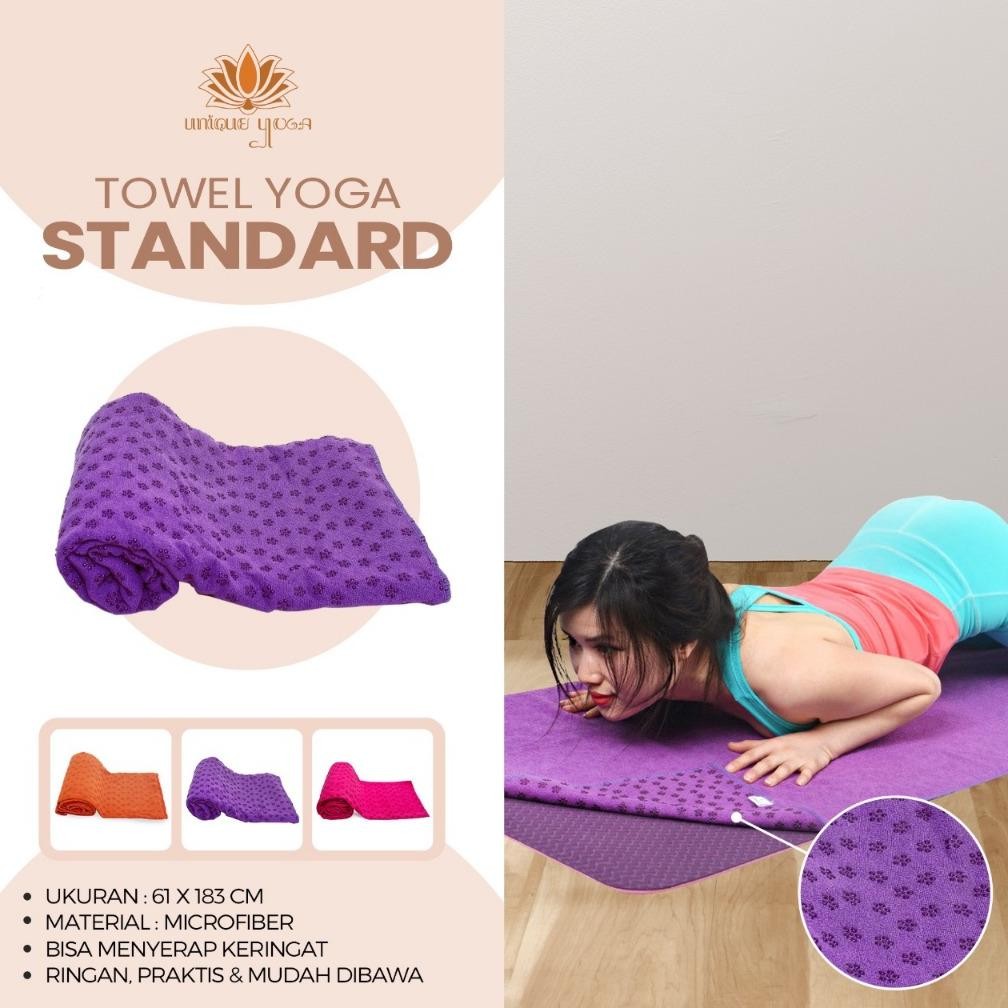 TERMURAH Handuk Yoga Anti Slip / Jual Yoga Towel Mat / Yoga Towel / Towel Matras Yoga / Alas Mat Yog