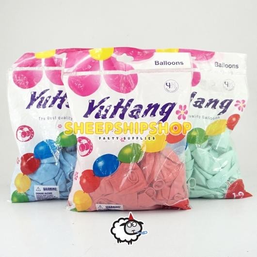 GROSIR BALON LATEX 280 GRAM YUHANG/KAIYUE Ulang Tahun Happy Birthday