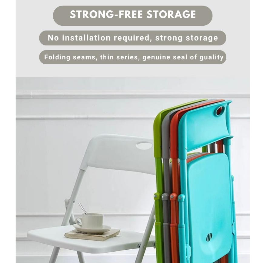 Kursi Lipat Plastik Kursi santai Kursi Belajar Bangku Lipat Portable