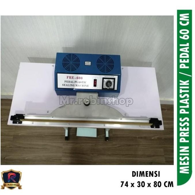 (Best) mesin press pres plastik injak / pedal Impulse Sealer 60cm / mesin se