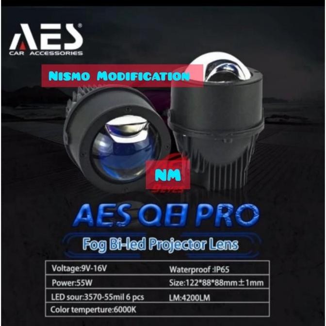 BEBAS ONGKIR - FOGLAMP PROJECTOR AES BILED 3 WARNA FOGLAMP YARIS 2012-2023 LASER LED