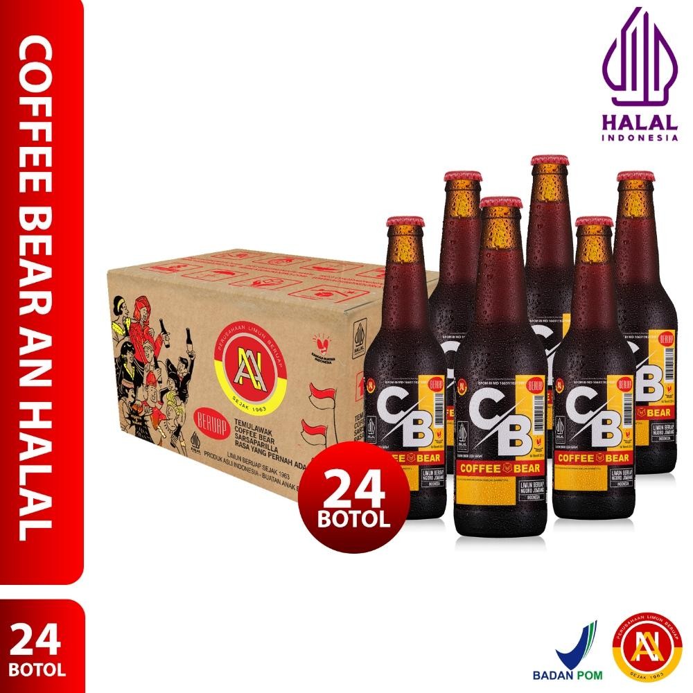 relaydasbord - coffee beer coffee bear agung ngoro 24 pack - original & halal