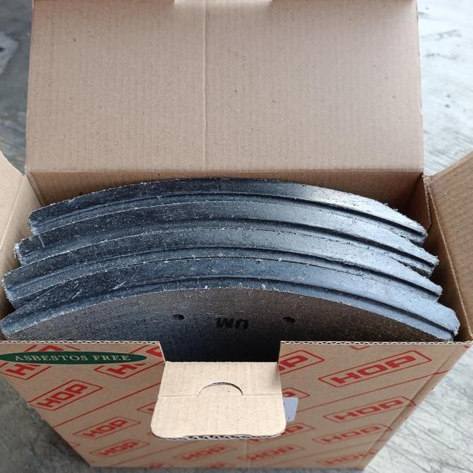 BRAKE LINING/KAMPAS REM BELAKANG HINO FG235TI/RG/RK/RK8/R260 Original