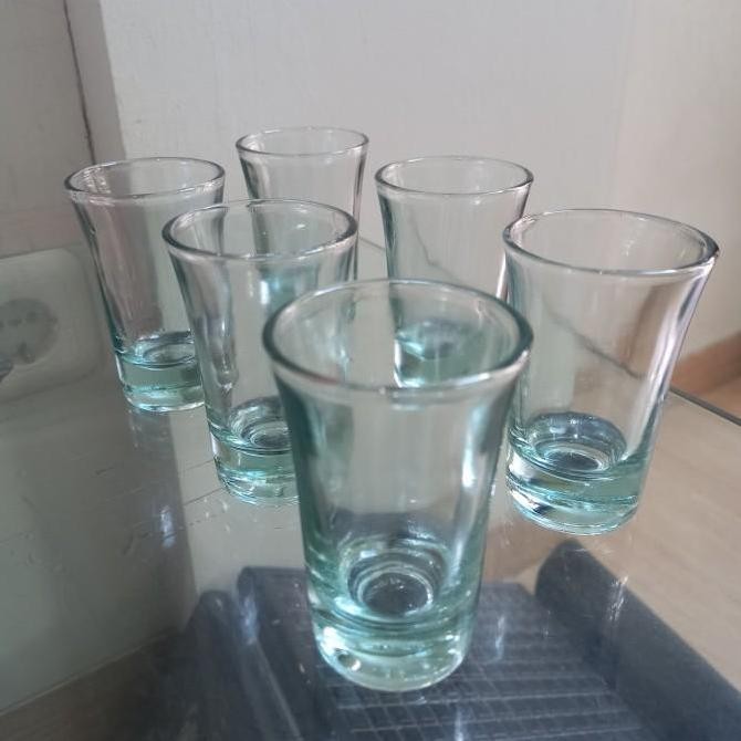 (Best) 1 Set Gelas Sloki Zammia 12 Pcs/ Gelas Mini/ Sloki 30 ml