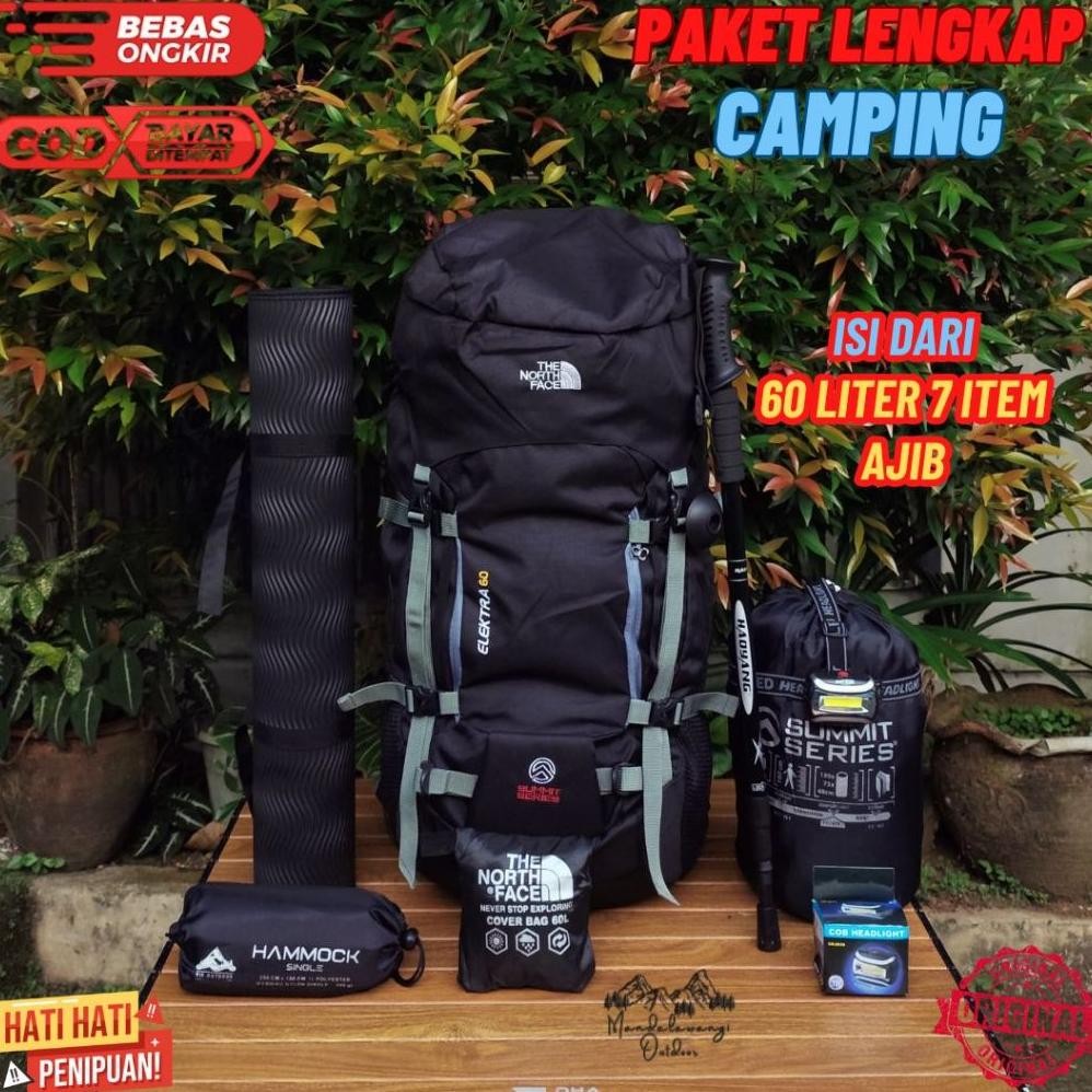 TERMURAH PAKETAN ALAT CAMPING 7 ITEM ALAT OUTDOOR PERLENGKAPAN OUTDOOR 1 SET PAKET CAMPING PELAJAR T
