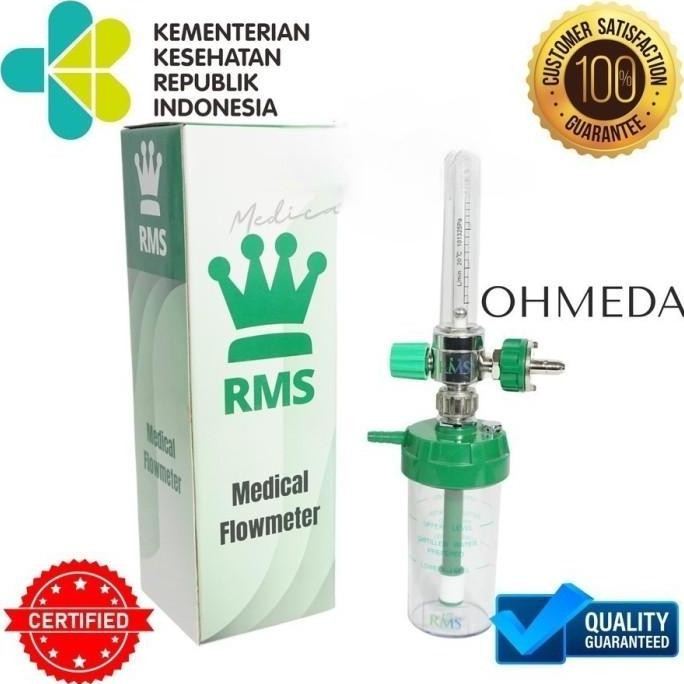 RMS FLOWMETER OKSIGEN BAYI 1LPM/HUMIDIFIER CONNECTOR OHMEDA REGULATOR ORIGINAL DAN TERPERCAYA