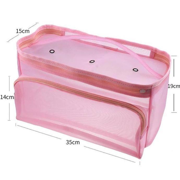 ```````] ANEKA - Tas benang rajut / Crochet knitting yarn storage bag Nylon Kotak Besar