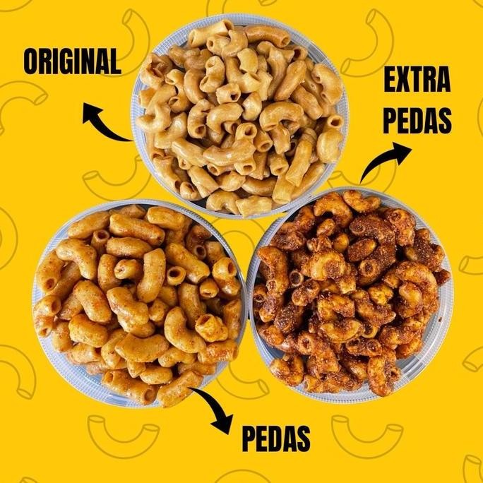 

New Makaroni Bantet Kriwil Toples Kecil 250gr Food makaroni bantet pedas