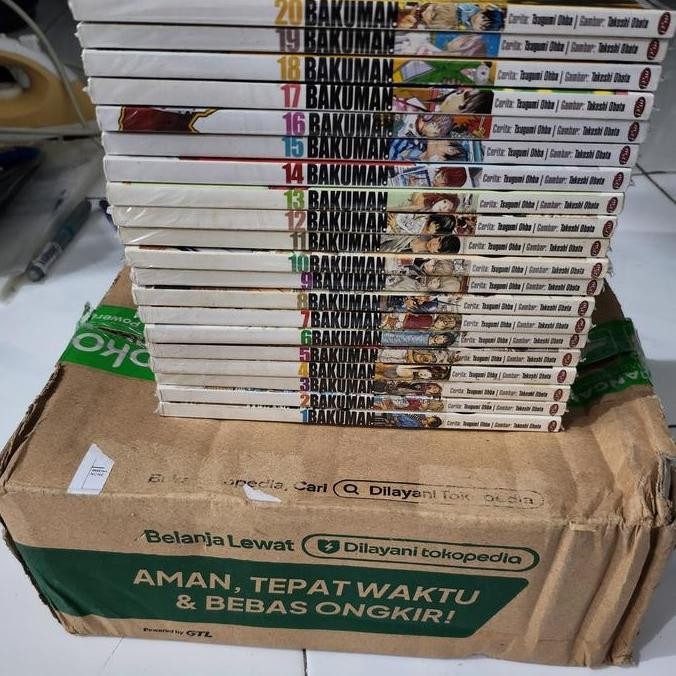 Komik Bakuman Set Vol 1-20 Kolpri Mulus Ori Bahasa Indonesia