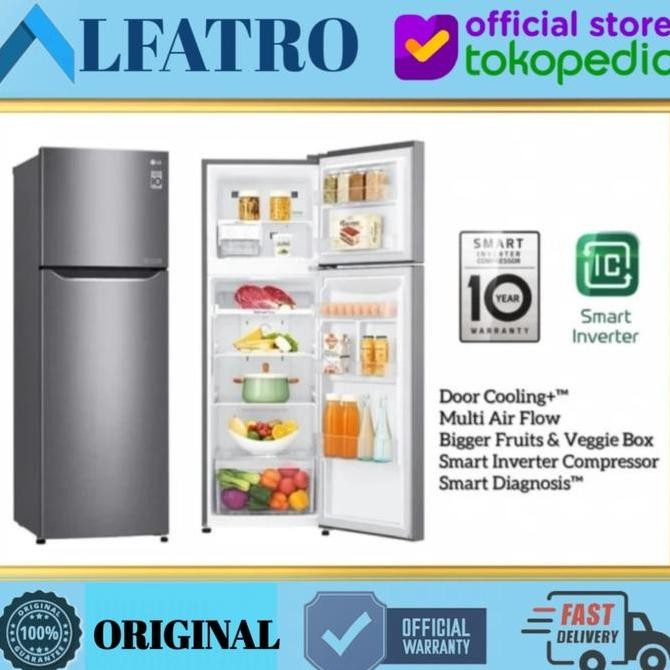 Lg Kulkas 2 Pintu Gnb195Sqmt / Gn-B195Sqmt