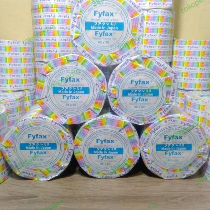 Kertas Kasir Thermal Fyfax 80X80 / Thermal Paper Roll Fyfax 80X80