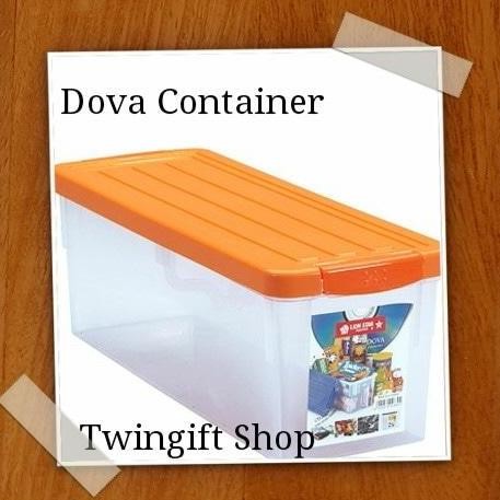 Container Box Plastik Dova Lion Star.(Khusus Gojek).