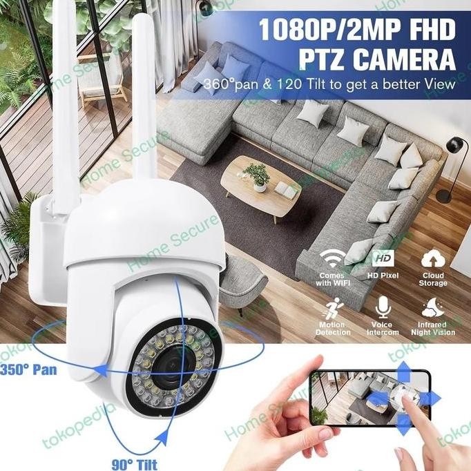 Ready  Smart CCTV Camera Outdoor With App Tuya / Smart IP Cam Waterproof