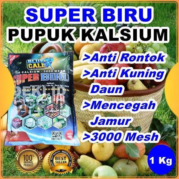 Pupuk Kalsium Super Biru 99% Plus Magnesium Boron