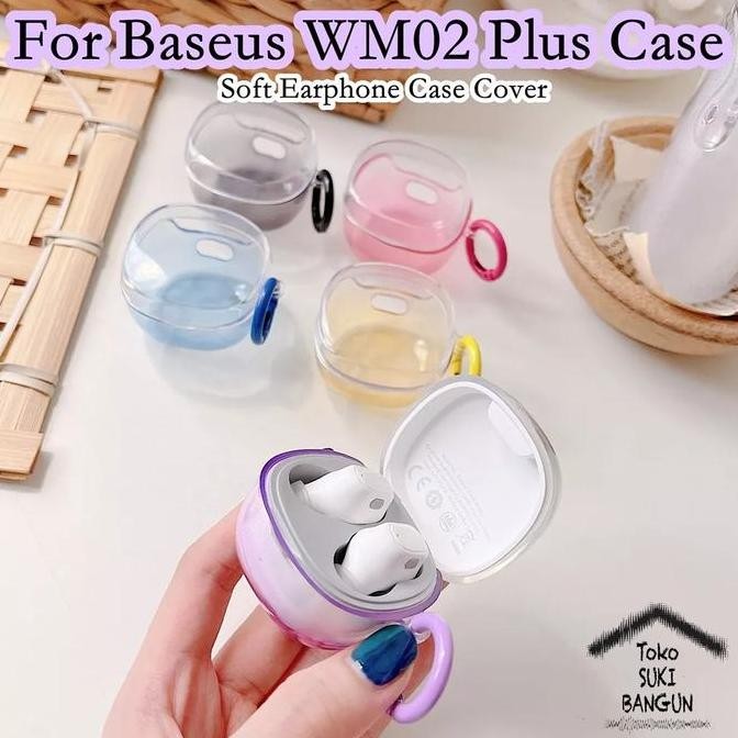 New  Case Baseus Encok WM02 PLUS WM02+ Rubber Clear GRADASI Cover Casing