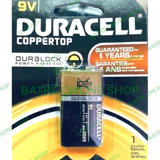 Duracell 9V 6Lf22 Alkaline Baterai Batre 6Lf22 9V Alkaline 9V Duracell