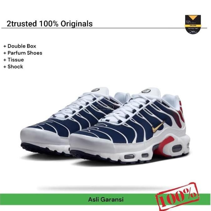 New  Sepatu Sneakers Pria NIKE AIR MAX PLUS TN PARIS SAINT-GERMAIN ORIGINAL BNIB TrustedGuarantee