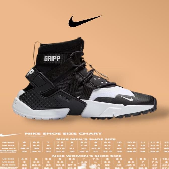New  Nike Air Huarache Gripp 'Black White' AO1730-005