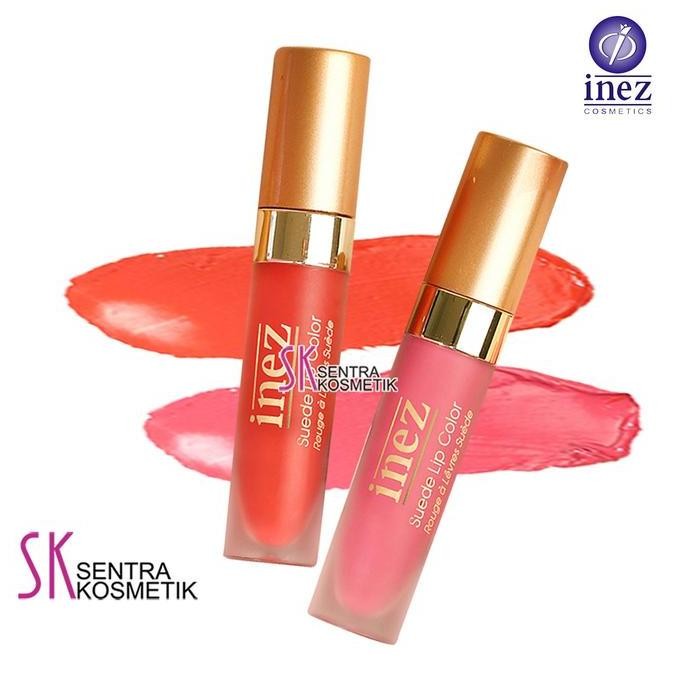 Inez Lip Cream Suede Lip Color Lipstik Matte Lipcream Inez 900 Lipstick Bibir Kering Original