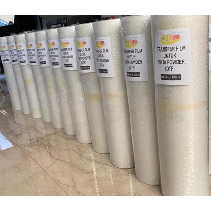 Pet Dtf 60 Cm X100 Meter Coating Sangat Baik
