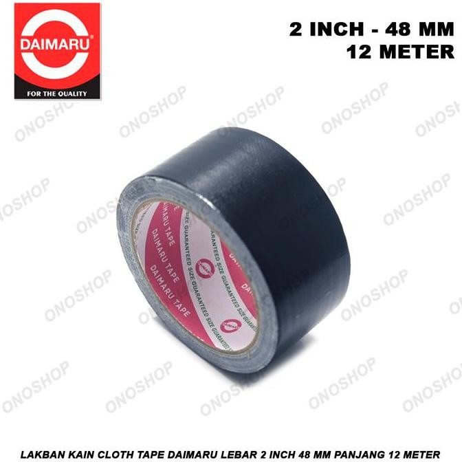 

Lakban Kain Cloth Tape Daimaru Lebar 2 Inch 48 Mm Panjang 12 Meter