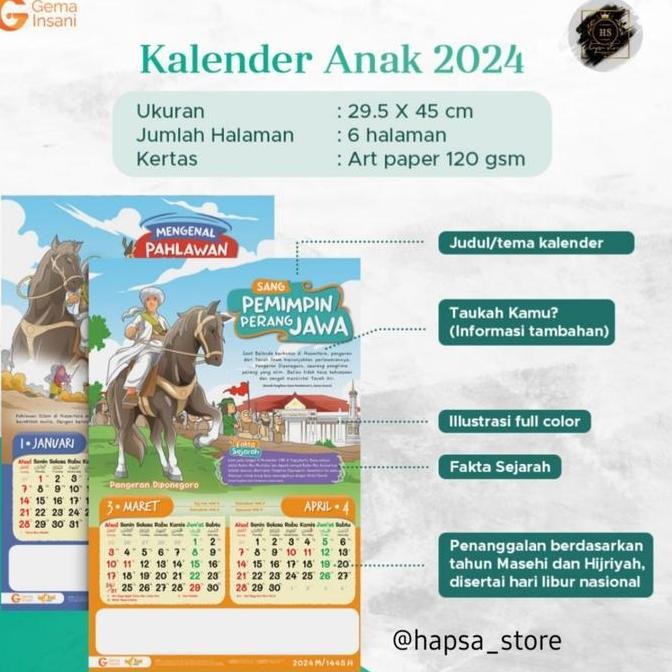 

Kalender Anak Muslim ( Islam ) 2024 Tim Gip