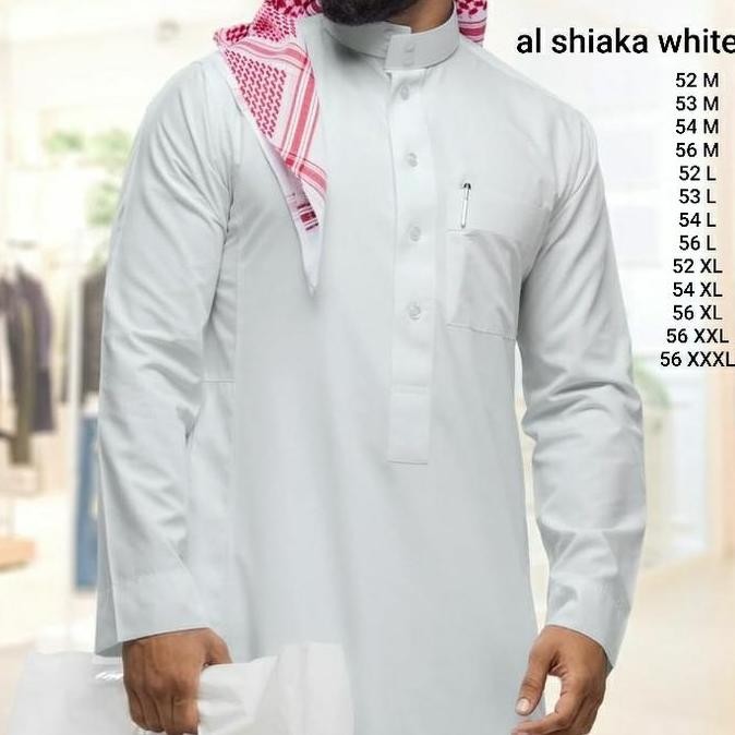 (Good) Al Shiaka wol dan katun #gamis premium #grosir jubah
