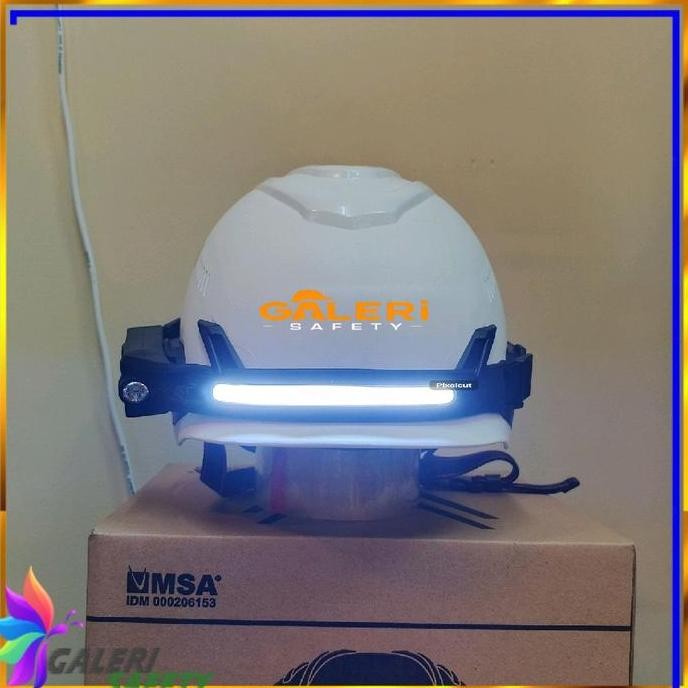 Head Lamp Helm Safety MSA Climbing / Lampu Helm Safety LS