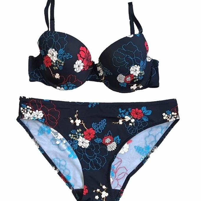 BRA SET RHETO FLOWER BUNGA (VICTORIA SECRETS PIERRE CARDIN LASENZA H&M