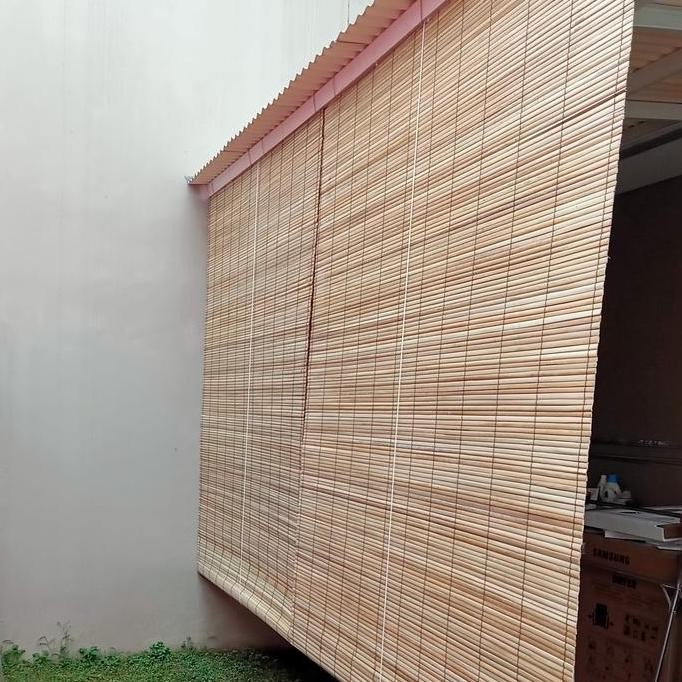 tirai/kerey bambu sawit out door ukuran 2x2