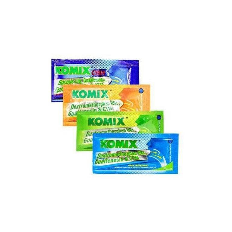 Komix Sachet Sirup Obat Batuk 1Box = 30Sahcet